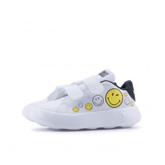 Adidas Advantage Smiley Βρεφικά Unisex Αθλητικά ΛΕΥΚΟ