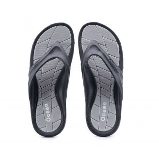 21286 Love4shoes Ανδρικές Σαγιονάρες ΜΑΥΡΟ