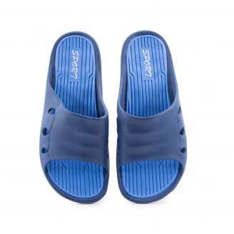 308 Love4shoes Ανδρικές Σαγιονάρες Φάσα ΜΠΛΕ