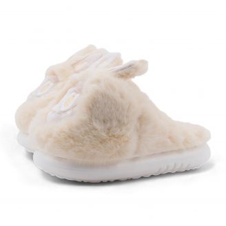8092 Love4shoes Παντόφλες Χειμερινές Cute Monster ΜΠΕΖ