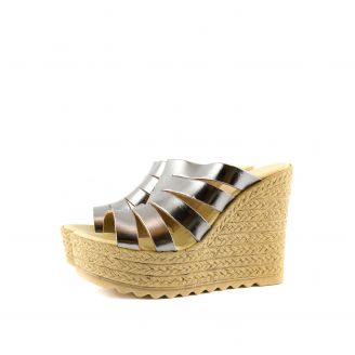 9-16 LOVE4SHOES Γυναικεία Πλατφόρμες ΓΚΡΙ