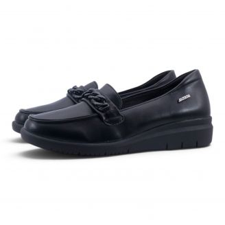 KIROUNA Antrin Γυναικεία Loafers ΜΑΥΡΟ