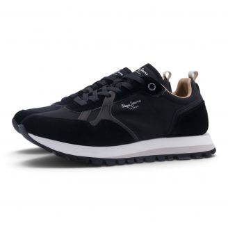 PMS400045 Pepe Jeans Ari Pepe Jeans Ανδρικά Sneakers ΜΑΥΡΟ