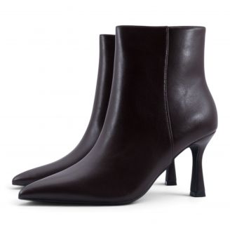 6185 Love4shoes Γυναικεία Μποτάκια ΚΑΦΕ