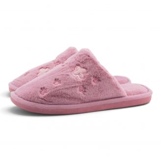 XL-8076 Love4shoes Γυναικείες Παντόφλες Χειμερινές ΡΟΖ