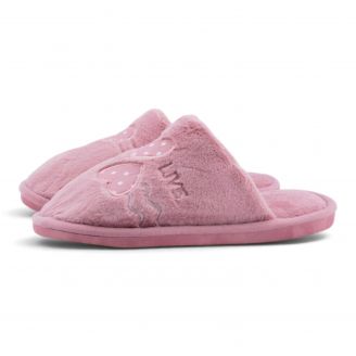 XL-8071 Love4shoes Γυναικείες Παντόφλες Χειμερινές ΡΟΖ