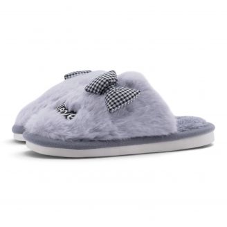 MB11700 Love4shoes Παιδικές Παντόφλες Χειμερινές ΓΚΡΙ