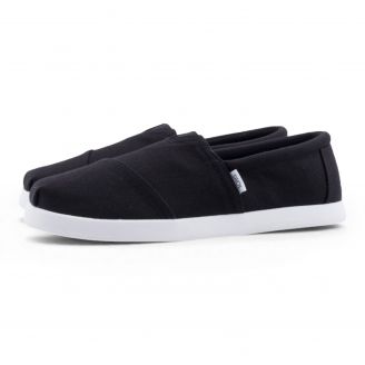 ALPARGATA FWD TOMS 10019864 Cotton BLK RCLD Ανδρικές Εσπαντρίγιες ΜΑΥΡΟ