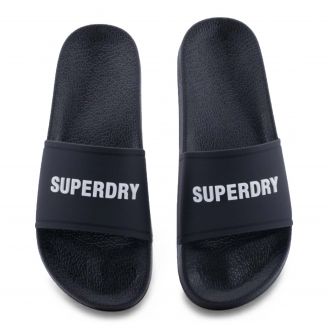 310292A Superdry Ανδρικά Slides ΜΑΥΡΟ