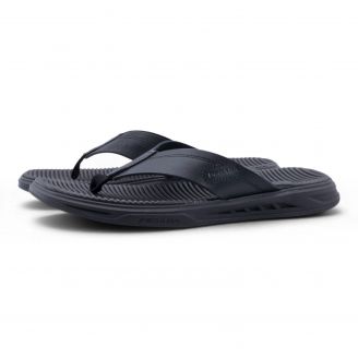 134602 Pegada Ανδρικές Δερμάτινες Παντόφλες Καλοκαιρινές ΜΑΥΡΟ