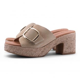 6711 FRUTOR Γυναικεία Mules My Soft ΜΠΕΖ