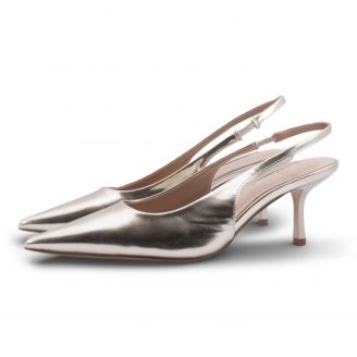 6240 Corina Γυναικείες Γόβες Slingback ΧΡΥΣΟ