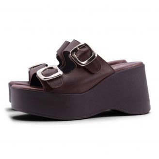 720 Juliet Γυναικεία mule με πλατφόρμα ΚΑΦΕ
