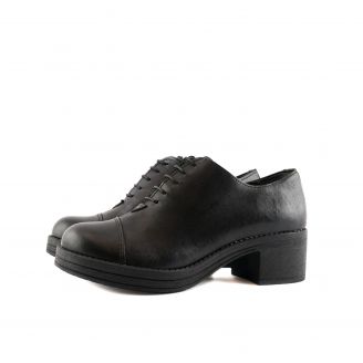 103 BENEFEET Γυναικεία Oxford ΜΑΥΡΟ