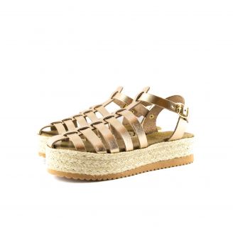 11-17 LOVE4SHOES Γυναικεία Σανδάλια ΧΑΛΚΟΣ