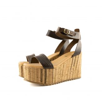 9-17 PL LOVE4SHOES Γυναικεία Πλατφόρμες ΚΑΦΕ