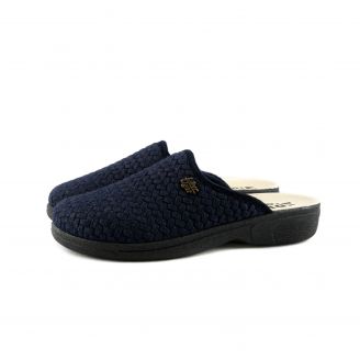 414 DICAS LOUROS Γυναικεία Παντόφλες Χειμερινές ΜΠΛΕ