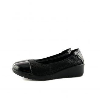 13440 AMARPIES Γυναικεία Loafers - Slip On ΜΑΥΡΟ