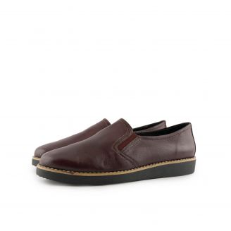 240 LOVE4SHOES Γυναικεία Loafers - Slip On ΜΠΟΡΝΤΟ