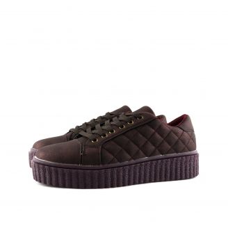22-03 LET'S WALK Γυναικεία Sneakers ΜΠΟΡΝΤΟ