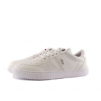 5-13645-20 S.OLIVER Ανδρικά Sneakers ΛΕΥΚΟ