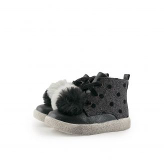 IQ Shoes Norma 135 Παιδικά Κορίτσι Μποτάκια ΜΑΥΡΟ
