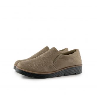 07-142 Blondie Γυναικεία Loafers - Slip On ΠΟΥΡΟ
