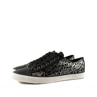 B719491 TOPWAY Γυναικεία Sneakers ΜΑΥΡΟ