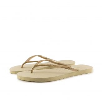 4000030 Havaianas Γυναικεία Σαγιονάρες Flip Flops ΧΡΥΣΟ